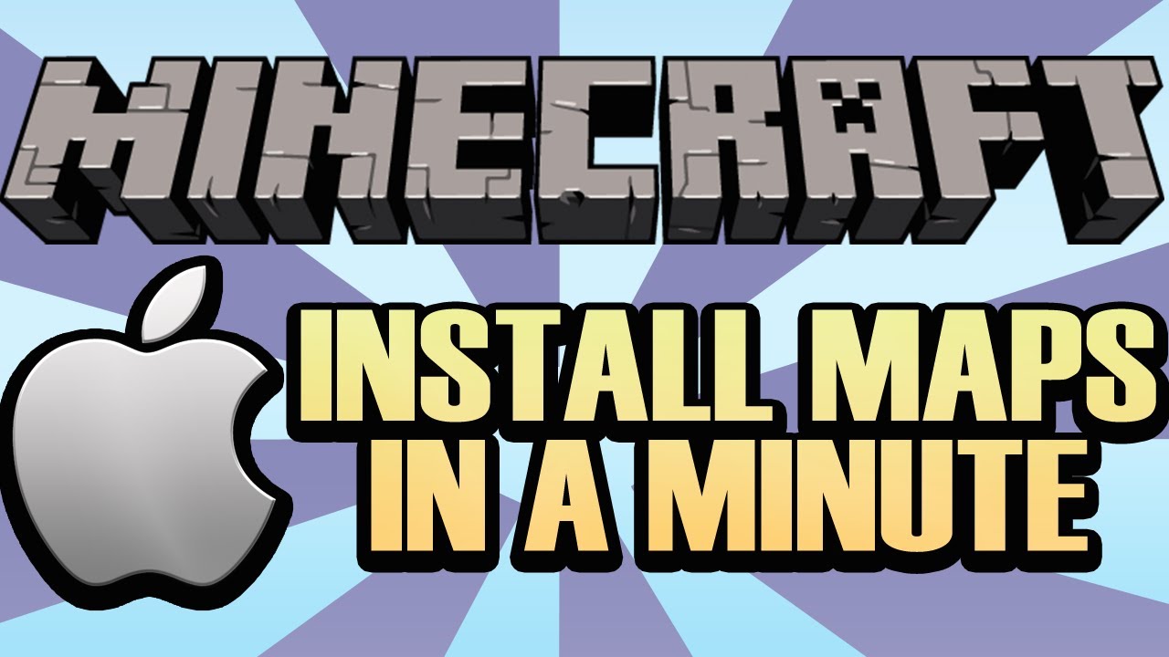 how to download a map on minecraft mac